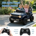 thumbnail image 3 of Ford Bronco Raptor 24V Kids Ride on Toys, Battery Powered Ride on Cars 2 Seater with Remote Control, Electric Car for Boys Girls 3-8 w/Bluetooth & LED Headlights, Blue, 3 of 8