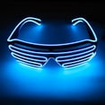 thumbnail image 4 of YJ005 LED Shutter Glasses - 10 Color Options, 4 Lighting Modes (Steady, Slow Flash, Burst Flash, Off) - Cool EL Luminous Effect, PC Frame & AC Lens - Perfect for Halloween, Parties, Bars, Nightclubs, 4 of 6