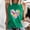 Green, variant on QUNYINEY Sleeveless Tank Top Women Casual Crewneck Love Heart Muscle Shirts Loose Summer Tank Tops