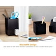 thumbnail image 6 of Bostitch Konnect Pencil Cup Desk Organizer, Pen Cup, 2 per pack, Black, 6 of 9
