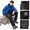 Black-30, variant on Navy 30 Men's Waterproof Fleece Lined Snow Ski Pants for Winter Outdoor Activities