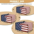 thumbnail image 7 of Renewold Toaster Oven Protective Cover Dustproof Smart Oven Air Fryer Protector Case with Pockets Easy Clean Kitchen Appliance Accessories, 18.5 x 14.5 x 9 Inches, American Flag Print, 7 of 7
