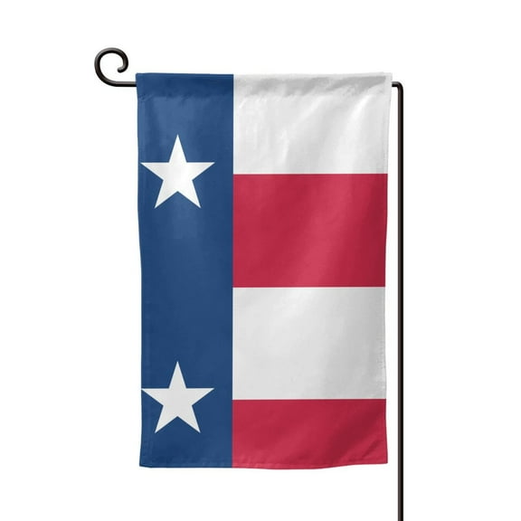 Star-Texas-Flag Garden Flag Double Sided Small Flag Yard Home Decorative Flags Banner 12.5 x 18 Inch Square