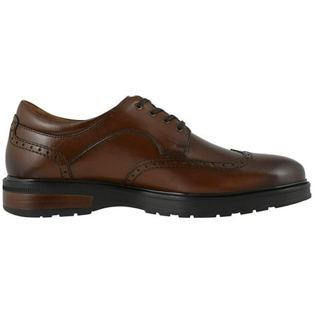 Florsheim Astor Wing Tip Oxford Cognac Smooth/Brown Sole