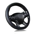 thumbnail image 5 of 15" Leather Car Auto Steering Wheel Cover For Good Grip Accessories Black-Blue, 5 of 6