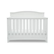 Delta Children Emery 4-in-1 Convertible Baby Crib - Greenguard Gold Certified - Converts to Toddler Bed, Daybed, Full Size Bed - 3 Adjustable Heights - Easy to Assemble Wooden Crib, White