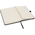 thumbnail image 4 of A5 Notebook with Lined Pages, Pen Loop, Ribbon, Medium Hardback Journal, Note, sustainably sourced paper (Black), 4 of 4