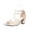 Beige, variant on Comfortable Sandals Women Platform Lace-up Heeled Sandals Fashion Elegant Open toe Heeled Sandals Perfect for Party and Date Night