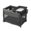 Chicco Lullaby All-in-One Portable Playard with Bassinet and Snap-on Changer - Calla (Grey)