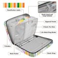 thumbnail image 4 of Haosy Accordion File Organizer Zipper Binder 500 Sheet 6-Tab Expanding File Folder Multi-Pocket 1.2 Inch 3 Ring Lovely Ghost Pumpkin, 4 of 7