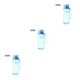 thumbnail image 1 of Toystoory Hervidor de agua de plástico a prueba de fugas botella de bebida portátil para actividades al aire libre, azul transparente, 560 ml Type1 NO1, 1 of 6