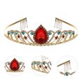 thumbnail image 4 of Miangastore Rhinestone Crown for Kids and Girls Shiny and Durable Design for DIY Parties 6 Sizes Available, 4 of 8