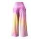 thumbnail image 4 of WILLBEST Pantalones Casuales de Mujer, Cintura Alta, Pierna Ancha, Elásticos, Estampados de Verano con Bolsillos para Salidas Diarias E Informales. Extra Grande, 4 of 4