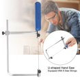 thumbnail image 6 of Coping Saw, Scroll Saw, High Carbon Steel Handsaws Jewelers Saw, Saw Frame With Blades For Woodworking Jewelry Plastic Metal Wood Cutting Crafts Making, 6 of 8