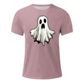 thumbnail image 4 of Blusas y camisas de manga corta y cuello redondo para hombre. Blusas/camisetas de manga corta con cuello redondo y estampado de Halloween para hombre. Blusa para hombre., 4 of 4
