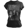 thumbnail image 2 of Nirvana Womens Faded Faces Cotton T-Shirt, 2 of 2