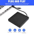 thumbnail image 2 of External Blu Ray Drive, Wide Compatibility CD DVD Burner with USB 3.0 Type-C Interface, Multifunctional External DVD Drive Compatible with Windows, 2 of 5