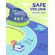 thumbnail image 2 of Auriculares Bluetooth iClever BTH18 para niños con luces LED verde/azul, 2 of 7