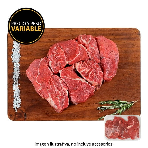 Chambarete de res sin hueso por kg   peso aprox por charola 700 a 800 g