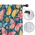 thumbnail image 4 of Blackout Kids Curtains,Flower and Butterfly Childrens Insulated Curtains Set Of 2,Bedroom Essentials,Toddler Room Decor 42"x54"(106x137cm), 4 of 4