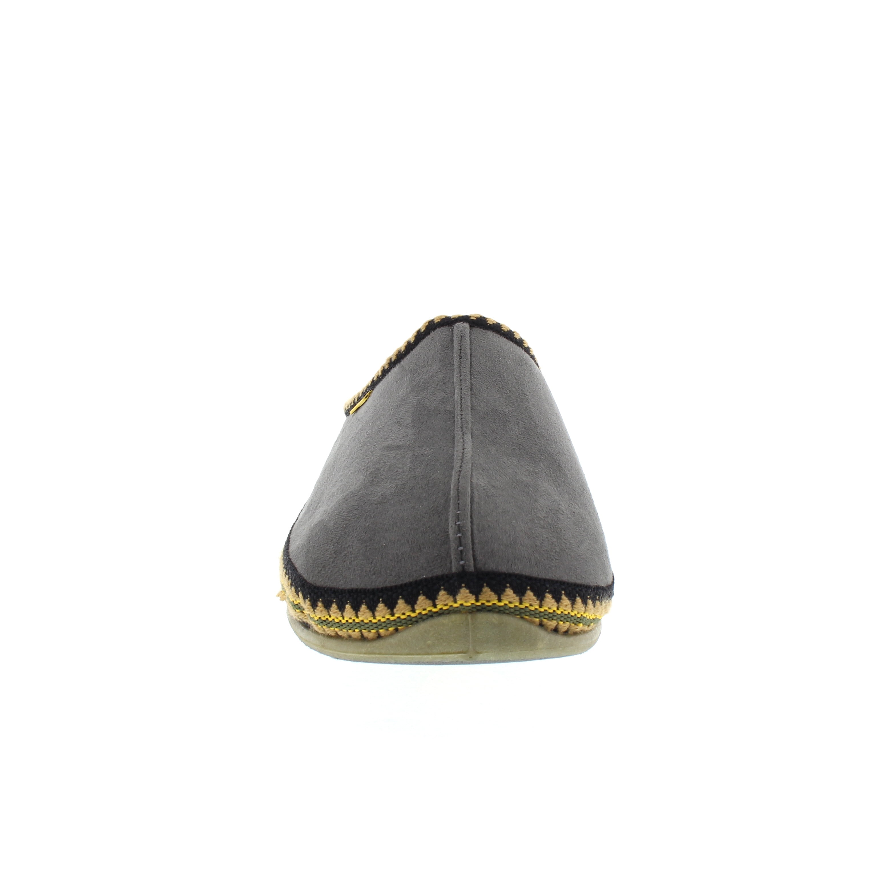 Deer Stags Mens Wherever Faux Suede Knit Trim Mule Slippers