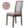 thumbnail image 1 of Chendee Pu Chair Cover Leather Chair Cover Dining Room Chair Cover,Khaki, 1 of 9