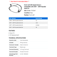 thumbnail image 2 of Front Left ABS Speed Sensor - Compatible with 2007 - 2009 Hyundai Santa Fe 2008, 2 of 2
