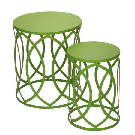 Wrought Studio Quist 2 Piece Garden Stool Set