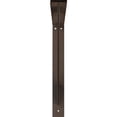 thumbnail image 3 of Ekena Millwork 2"W x 16"D x 16"H Traditional Steel Bracket, Hammered Brown, 3 of 13