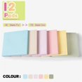 thumbnail image 2 of Super Sticky Notes, 3x3 Inches, 12 Pads, Morandi Colors, Bulk Pack, Superior Stickiness, Eco-Friendly, Portable, Perfect, 2 of 5