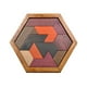 thumbnail image 1 of Hexagon Tangram Puzzle Rompecabezas de madera para niños y adultos Rompecabezas desafiantes Rompecabezas de madera Rompecabezas para adultos portátiles familiares Juegos mentales oso de fresa Electrónica, 1 of 5