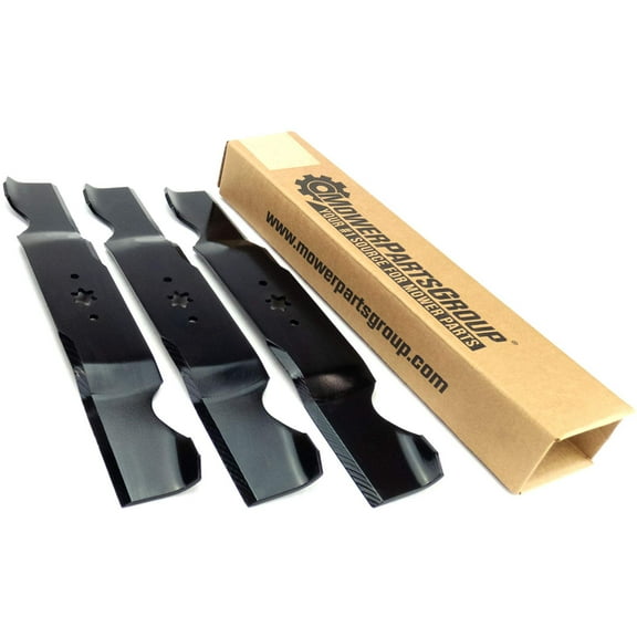 (3) Mower Blades Compatible With Cub Cadet 54" SLT 1554 1054 GTX 1054 742-0677