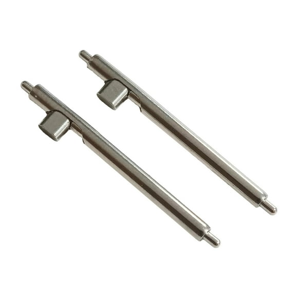 2 barras de resorte de liberación rápida de acero resistente y duraderas para accesorios de reloj. 22mm
