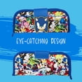 thumbnail image 4 of Estuche para lápices Sonic The Hedgehog 2 en 1 para niños con compartimentos, 4 of 6