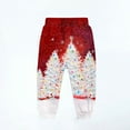 thumbnail image 4 of AUNVITO Boys Girls Sweatpants Winter Christmas Print Elastic Waist with Drawstring Pockets Fleece-Lined Thickened Casual Sporty Long Pants Holiday Style, 4 of 4