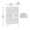 thumbnail image 4 of Sauder Anda Norr Display Cabinet, Slate Gray, 423281, 4 of 4