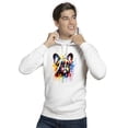 thumbnail image 3 of Watercolor Drip French Bulldog Pop Art Colorful Portrait Artwork Hoodie Unisex Merch Hoodies Dog Lover Gifts - 01009, 3 of 6
