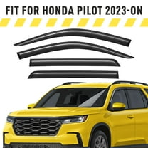 Extra Durable Window Deflectors Tape-On Window Visors Rain Guards Fit for Honda Pilot 2023-2026, Sun Visors, Wind Vent for Shades, Exterior Car Accessories - 4 pcs. AG0851