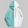 thumbnail image 2 of Vedolay Jackets for Men Business Winter Work Lady Solid Button Coat Fall Coat Light Blue,L, 2 of 5