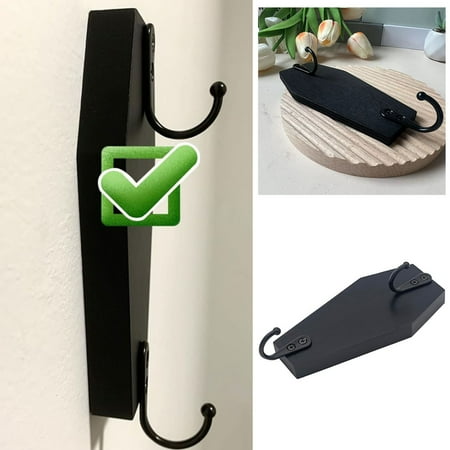 

Decorative Wall Hooks Hold No Drill Sticker Backing Hooks 2024 New Wooden Decorative Hooks Suction Cup Hooks For Wall Shower Bathroom Hanging Towels On Glass Shower Doors Mirrors(Black)