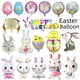 thumbnail image 1 of Diseño de decoración para fiesta de PASCUA con forma de conejo y pollito de aluminio, 1 of 4
