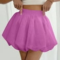 thumbnail image 4 of Delliss New Style Women's Sweet Lantern Short Skirt Mesh Puff Skirt, 4 of 9
