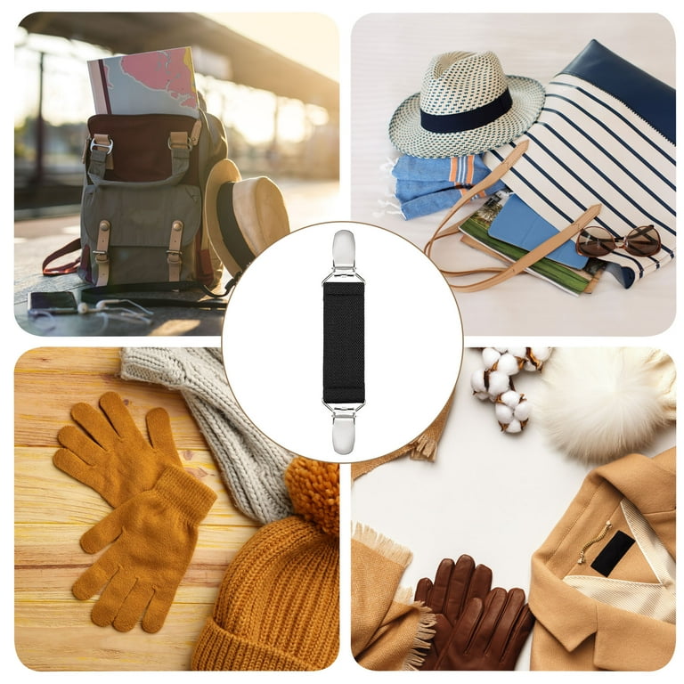 3pcs Sweater Clips – Crystal Cardigan Clips For Shawls, Dresses & Scarves (Yellow, Blue, Dark Blue)