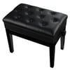Piano Bench Adjustable PU Leather Storage Stool Chair Musical Instrument