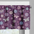 thumbnail image 5 of Ambesonne Butterfly Valance & Curtain, Vortex Shapes Design, 55"x30", Multicolor, 5 of 6