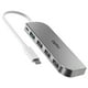 thumbnail image 1 of 4 puertos USB 3.0 Hub de alta velocidad 0.5ft/0.15M Multi USB Port Extender para PC de escritorio Interfaz tipo C Jinwen Divisor USB, 1 of 7