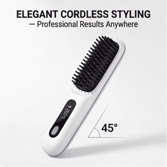 DAFNI Ceramic Hair Straightening Brush - Walmart.com