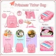 thumbnail image 4 of 2Pcs Bowknot Wave Point Prints Primary School Bookbag Rucksack Kids School Backpack Sets Student Book Bag for Students, 4 of 5