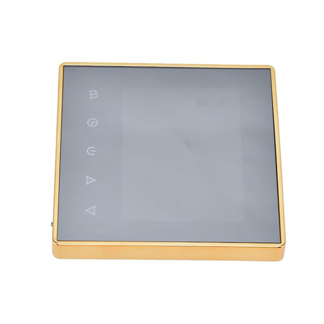 Termostato inteligente programable multifunción para aire acondicionado, calefacción de agua, calefacción por suelo radiante, Ac220v, dorado, 2024