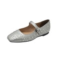 thumbnail image 4 of Flat Balerina Para Mujer Salamandra® Color Plomo 22-26 gris oscuro 24, 4 of 6